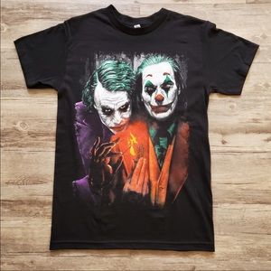 Joker black cotton tshirt batman dc universe